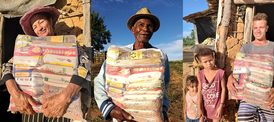 Famílias beneficiadas no Sertão da Bahia