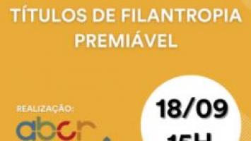 Debate ABCR abordará os Títulos de Filantropia Premiável