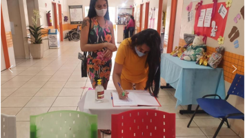 Encontro de grupo de gestantes em Taquaritinga - SP