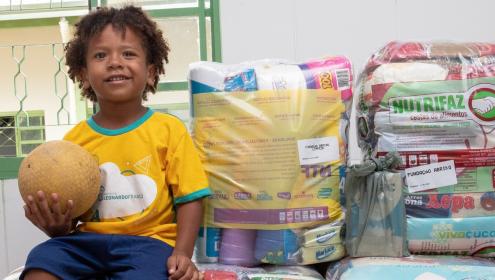 Fundação Abrinq doa cestas básicas e produtos de limpeza para famílias atingidas pelas chuvas em Minas Gerais 